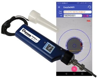 Pass/Fail fiber optic inspection example