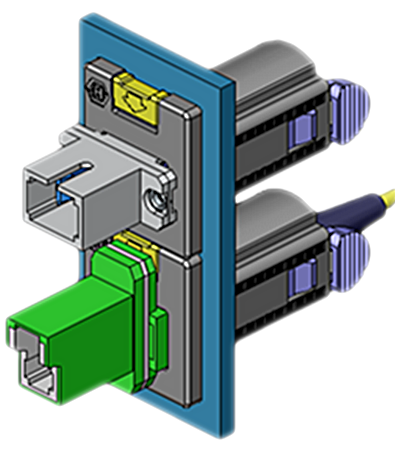 Panel-Mount-Universal-Optical-Connector